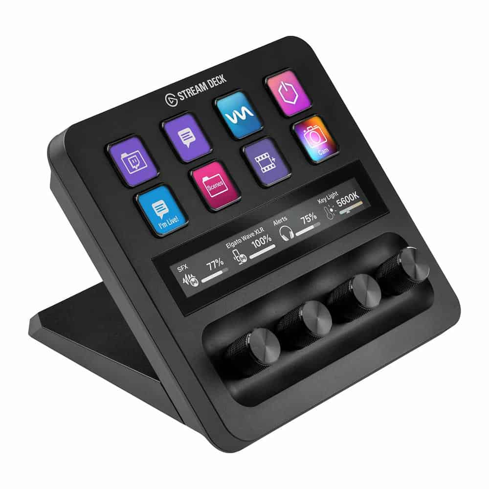 (image for) Elgato Stream Deck + 8 Key Customisable LCD Content Creation Controller